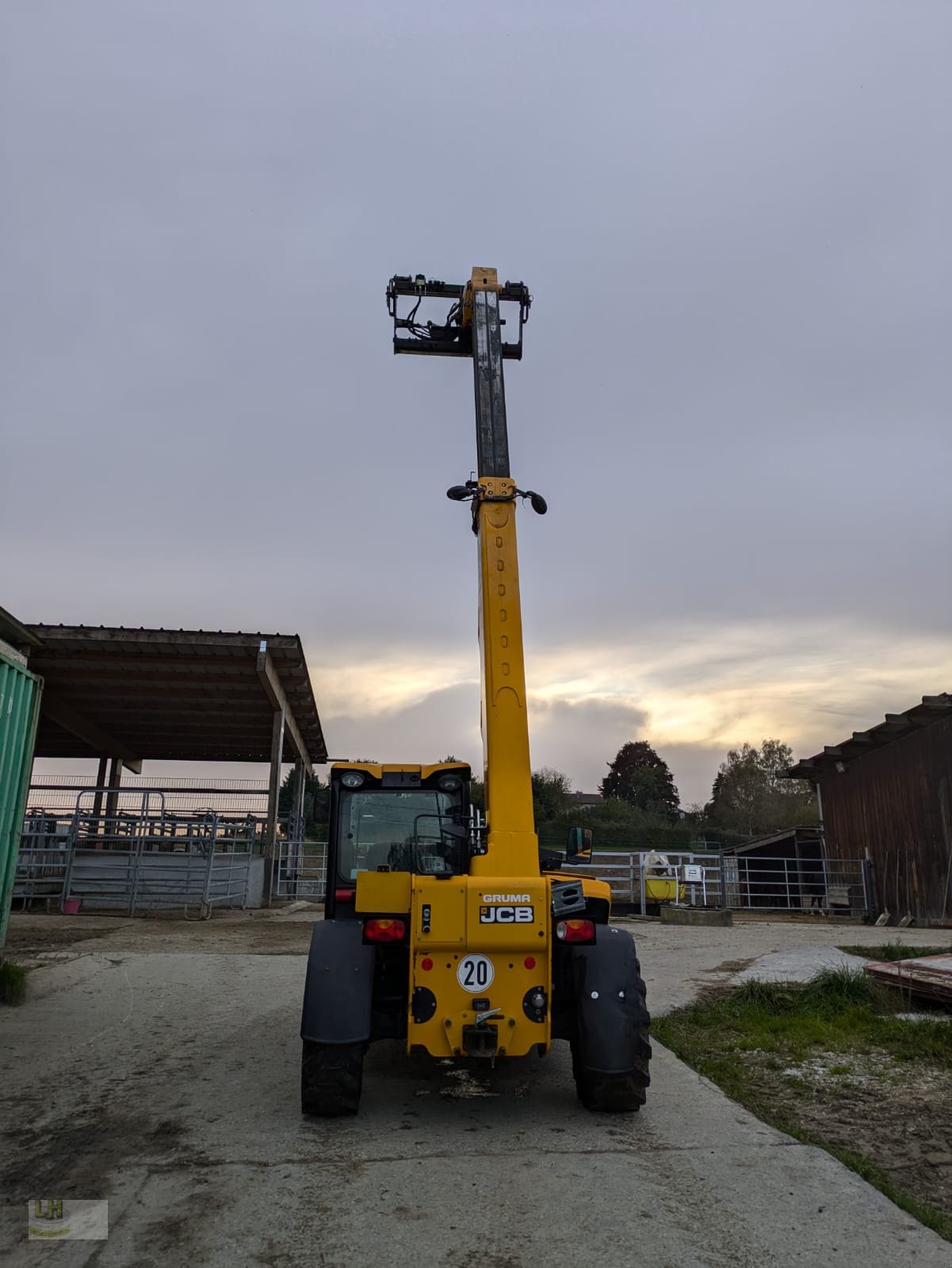 Teleskoplader a típus JCB 525-60 Agri Plus, Gebrauchtmaschine ekkor: Aresing (Kép 8)