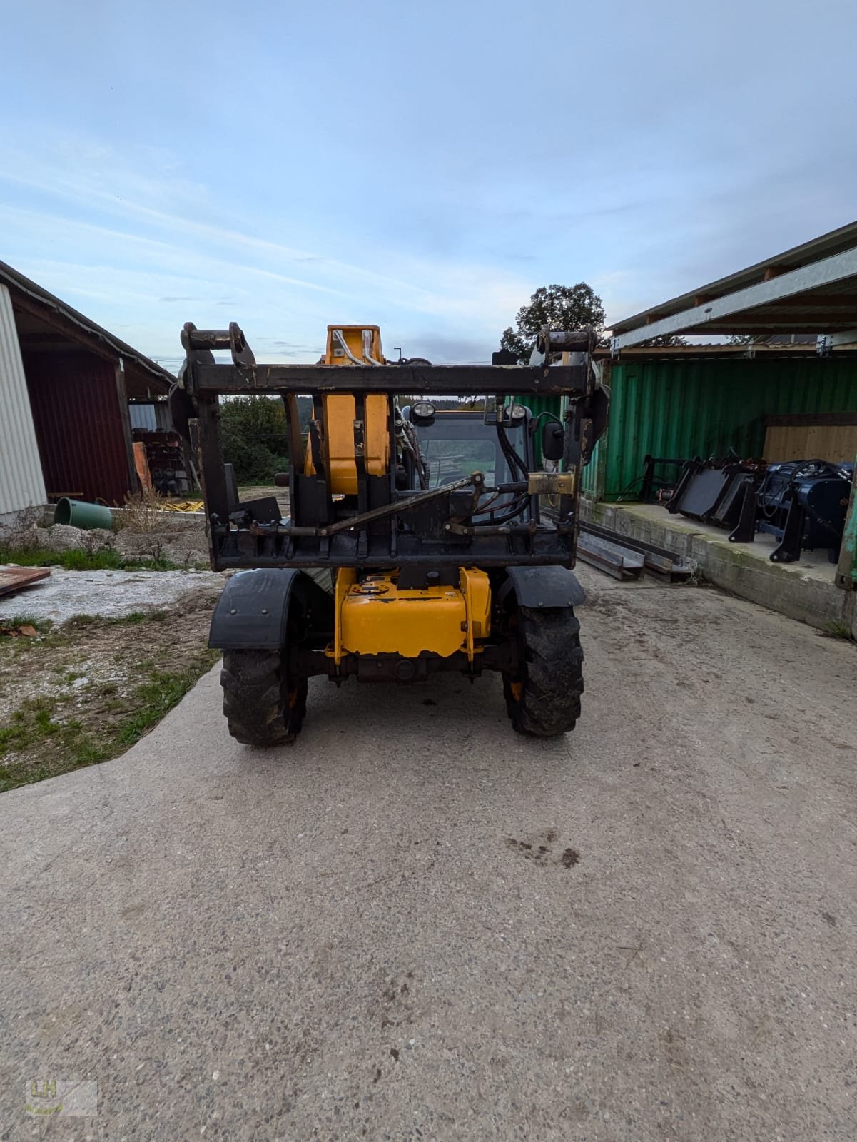 Teleskoplader a típus JCB 525-60 Agri Plus, Gebrauchtmaschine ekkor: Aresing (Kép 9)