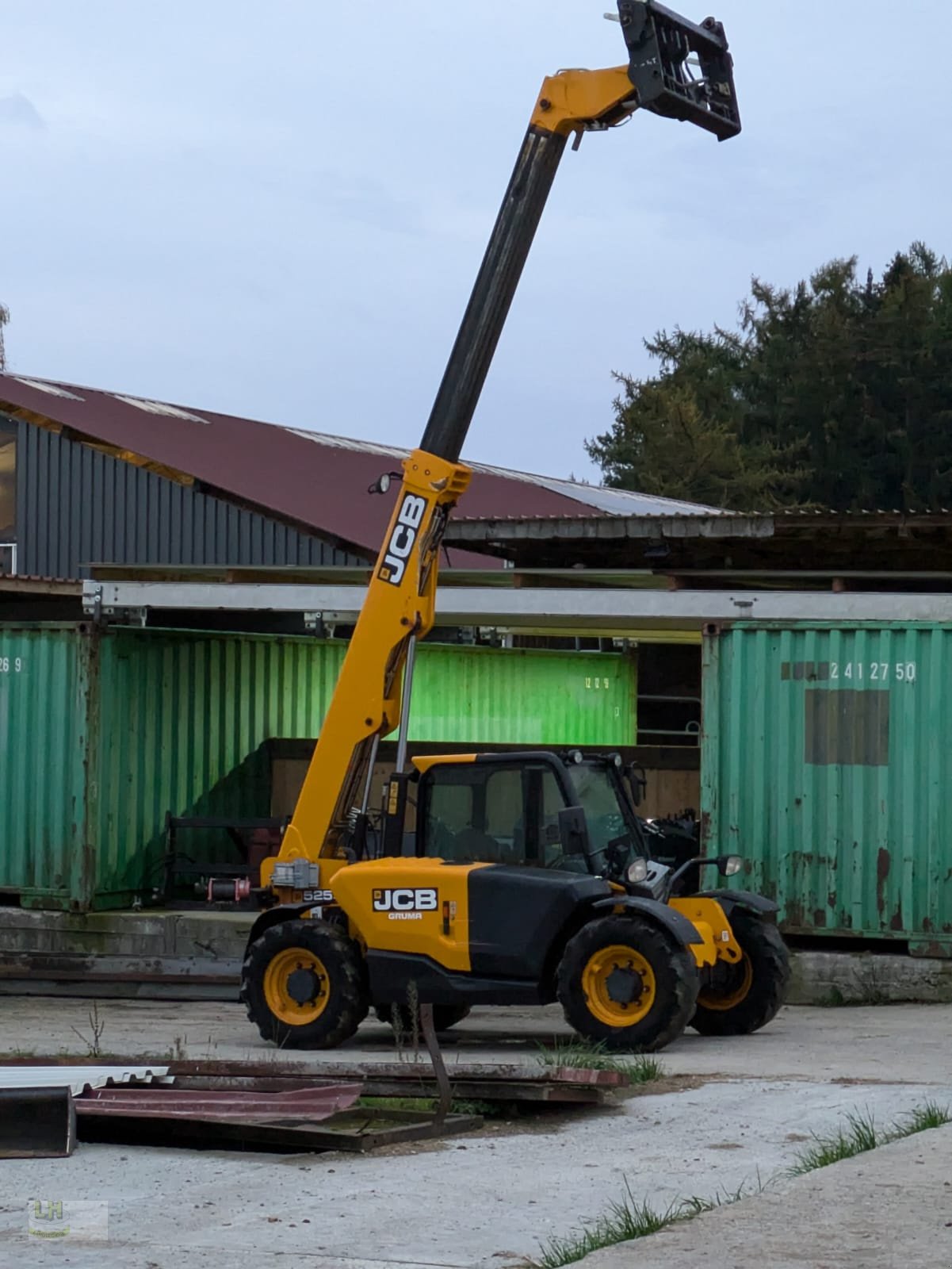 Teleskoplader typu JCB 525-60 Agri Plus, Gebrauchtmaschine v Aresing (Obrázek 10)