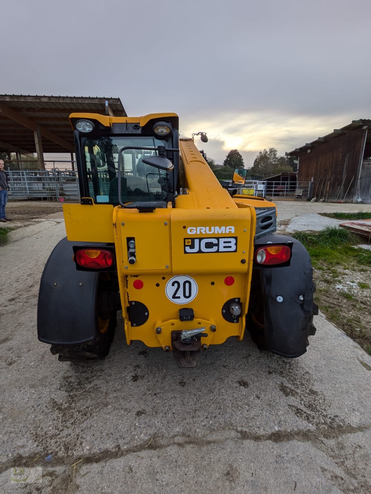 Teleskoplader a típus JCB 525-60 Agri Plus, Gebrauchtmaschine ekkor: Aresing (Kép 11)