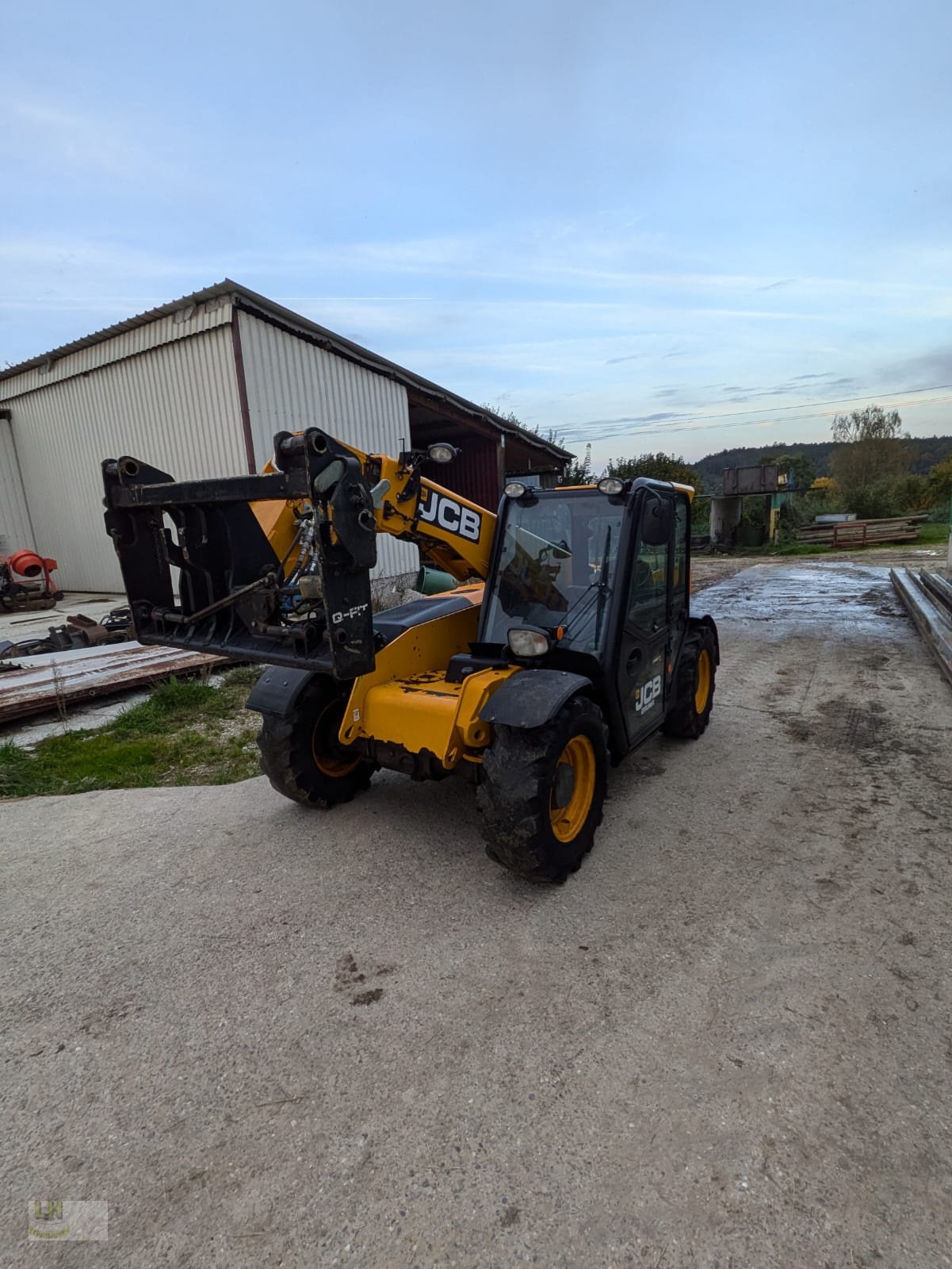 Teleskoplader a típus JCB 525-60 Agri Plus, Gebrauchtmaschine ekkor: Aresing (Kép 12)