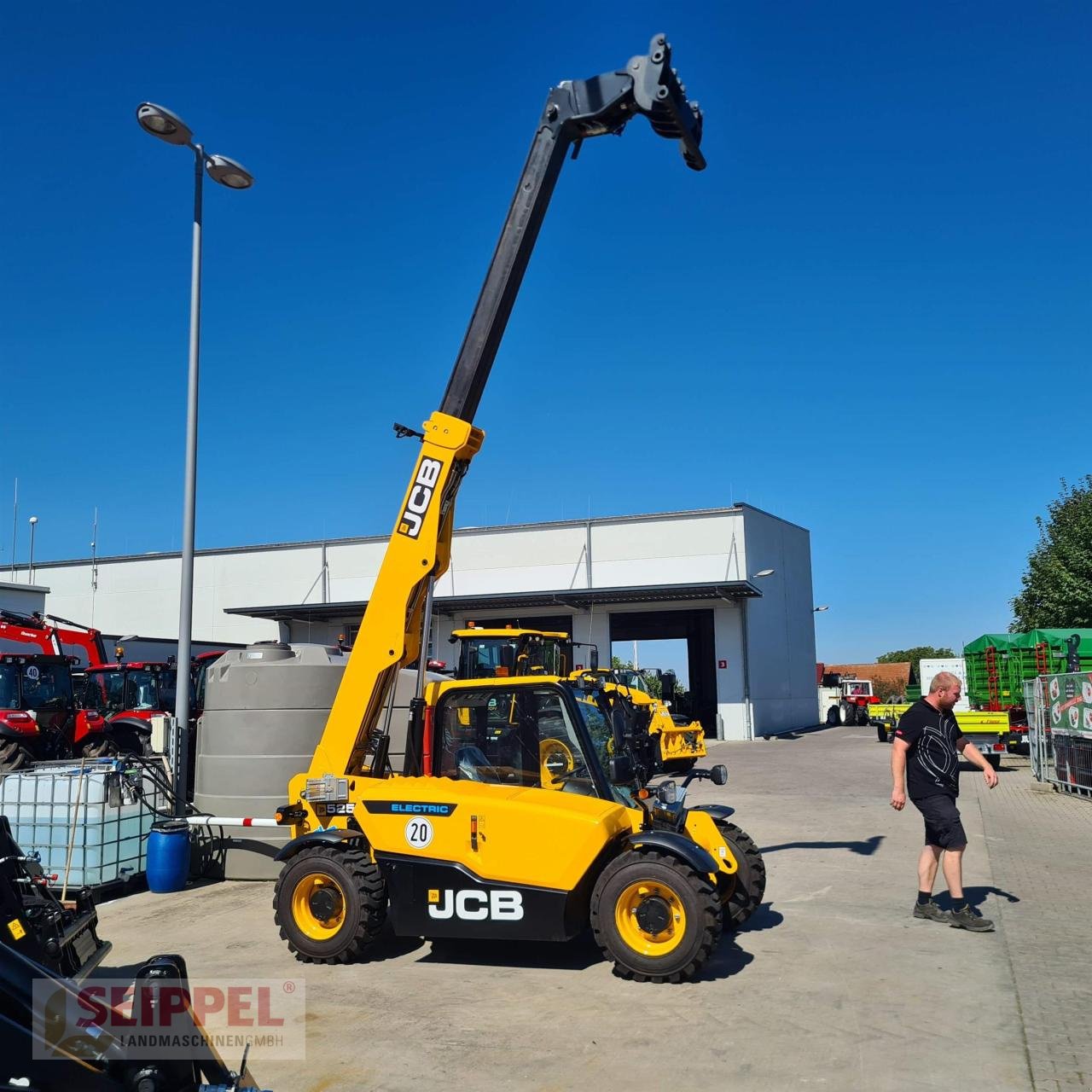 Teleskoplader typu JCB 525-60 ETECH AGRI, Neumaschine v Groß-Umstadt (Obrázek 1)