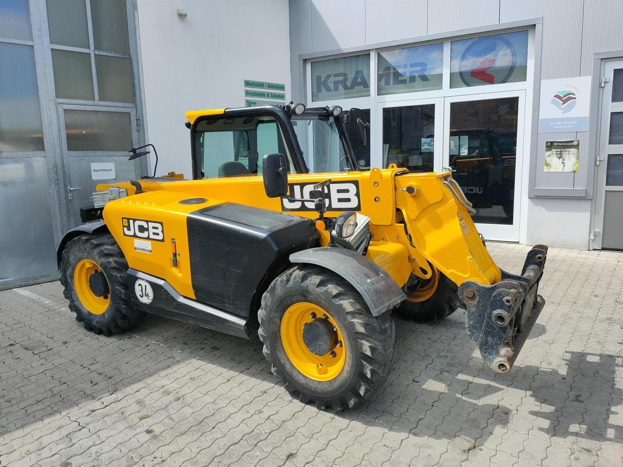 Teleskoplader van het type JCB 525-60A+T4, Gebrauchtmaschine in Schopfloch (Foto 1)