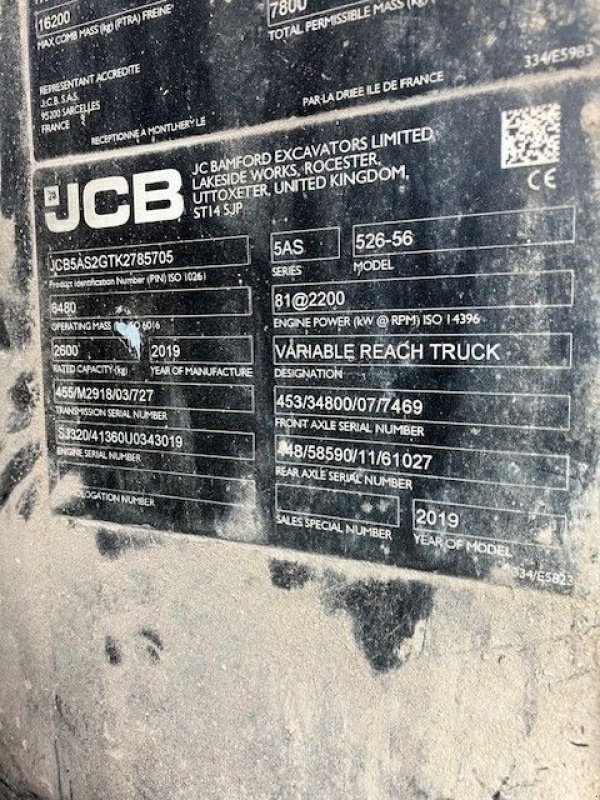 Teleskoplader del tipo JCB 526-56, Gebrauchtmaschine en SAINT NICOLAS DE PORT (Imagen 11)