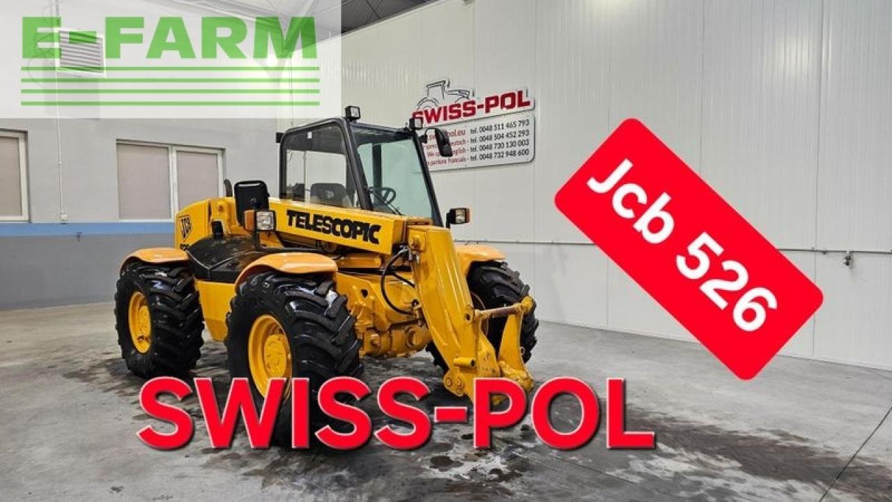 Teleskoplader typu JCB 526, Gebrauchtmaschine w MORDY (Zdjęcie 1)