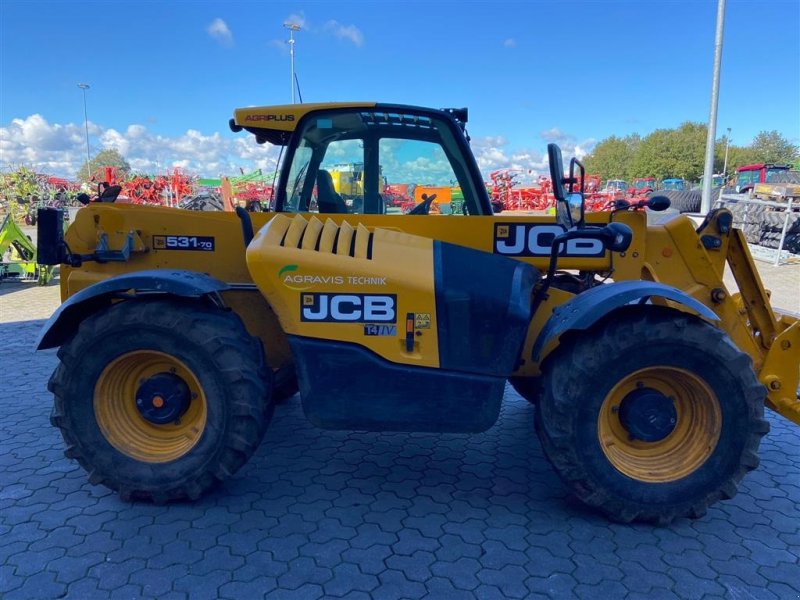 Teleskoplader от тип JCB 531-70 Agri Plus årg 2018, med kun 1930 timer., Gebrauchtmaschine в Bylderup-Bov