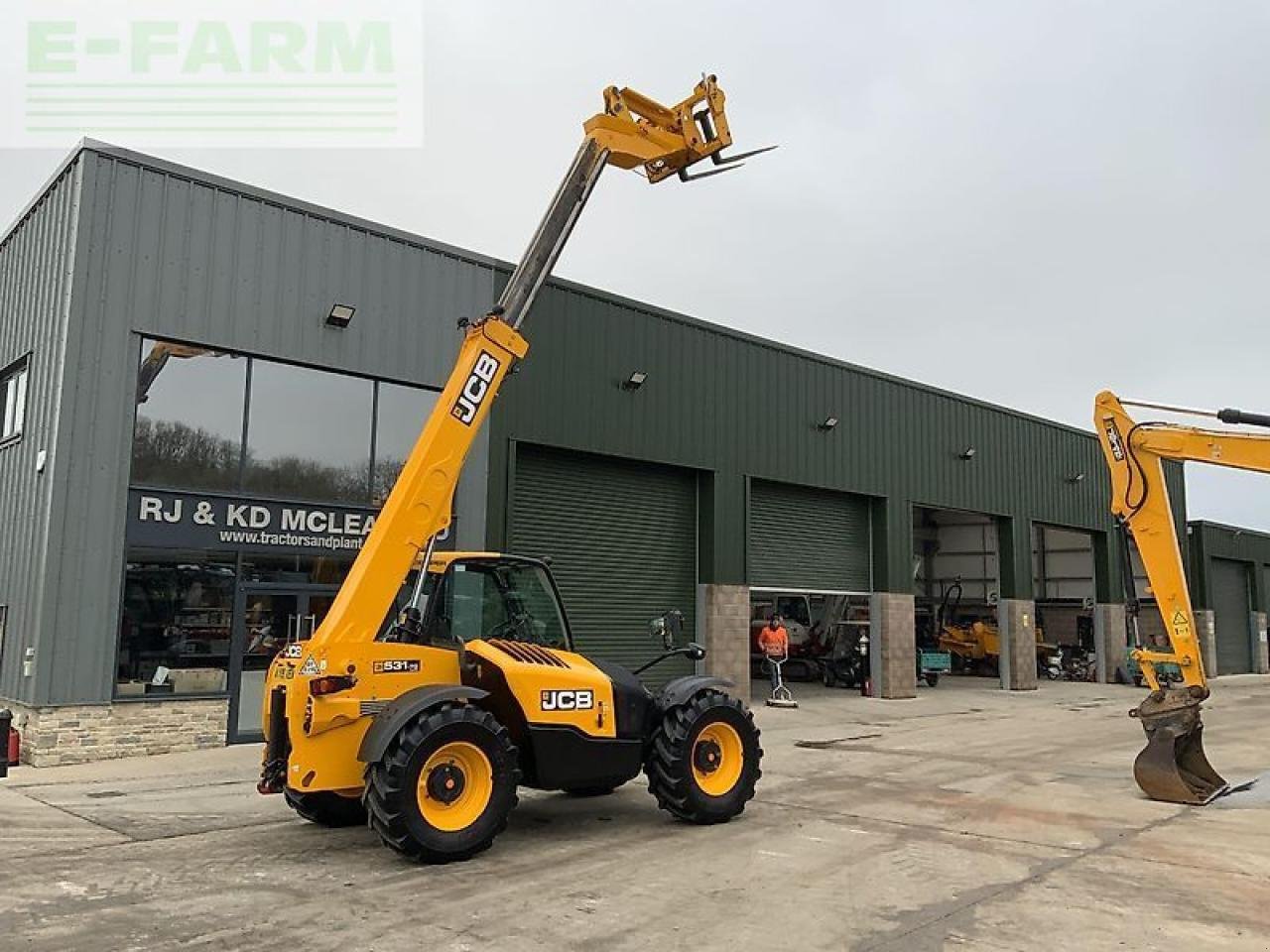 Teleskoplader a típus JCB 531-70 agri super telehandler (st21478), Gebrauchtmaschine ekkor: SHAFTESBURY (Kép 1)