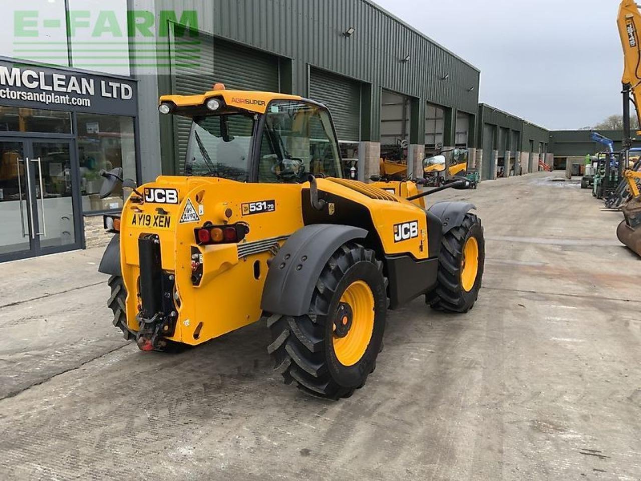 Teleskoplader a típus JCB 531-70 agri super telehandler (st21478), Gebrauchtmaschine ekkor: SHAFTESBURY (Kép 3)