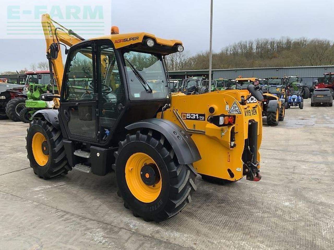 Teleskoplader a típus JCB 531-70 agri super telehandler (st21478), Gebrauchtmaschine ekkor: SHAFTESBURY (Kép 5)