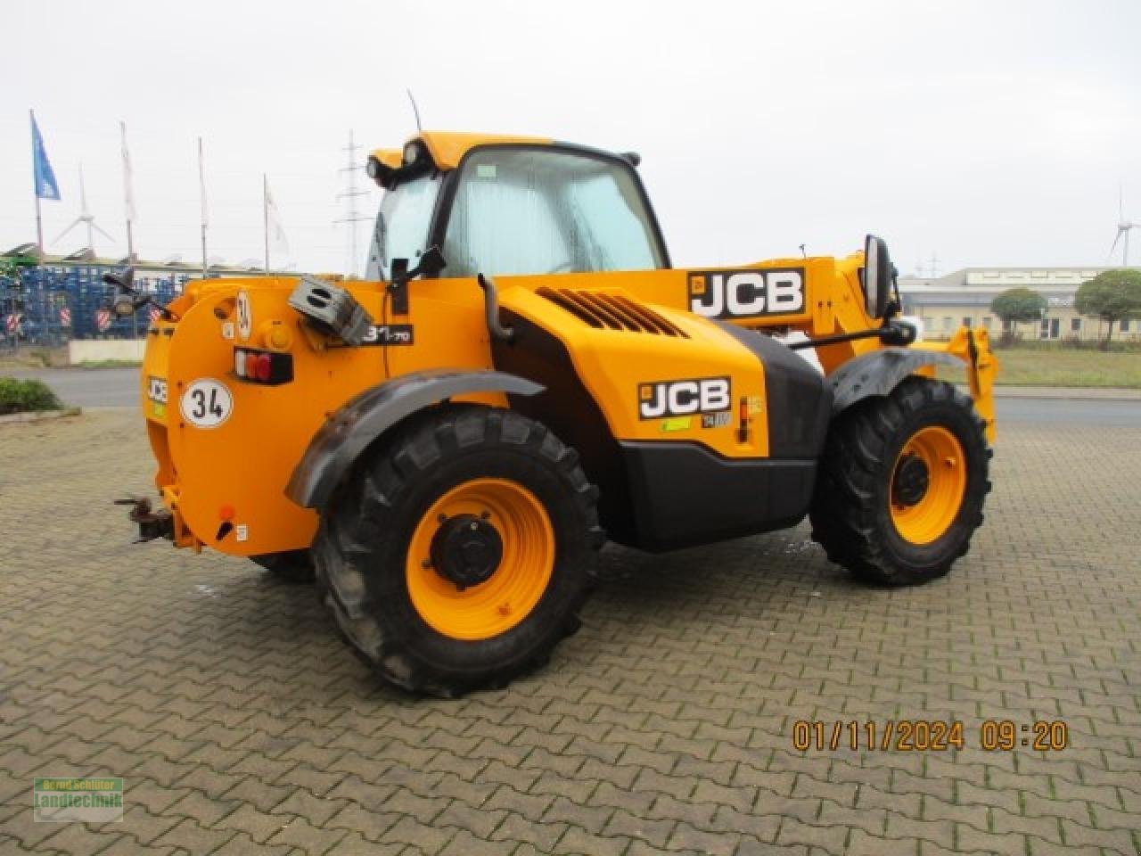 Teleskoplader van het type JCB 531-70 Agri, Gebrauchtmaschine in Büren (Foto 5)