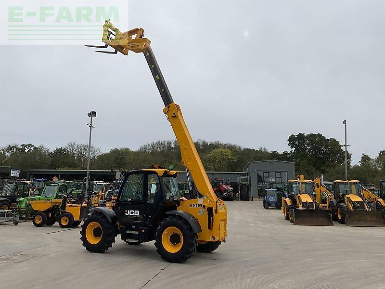 Teleskoplader Türe ait JCB 531-70 telehandler (st21406), Gebrauchtmaschine içinde SHAFTESBURY (resim 12)