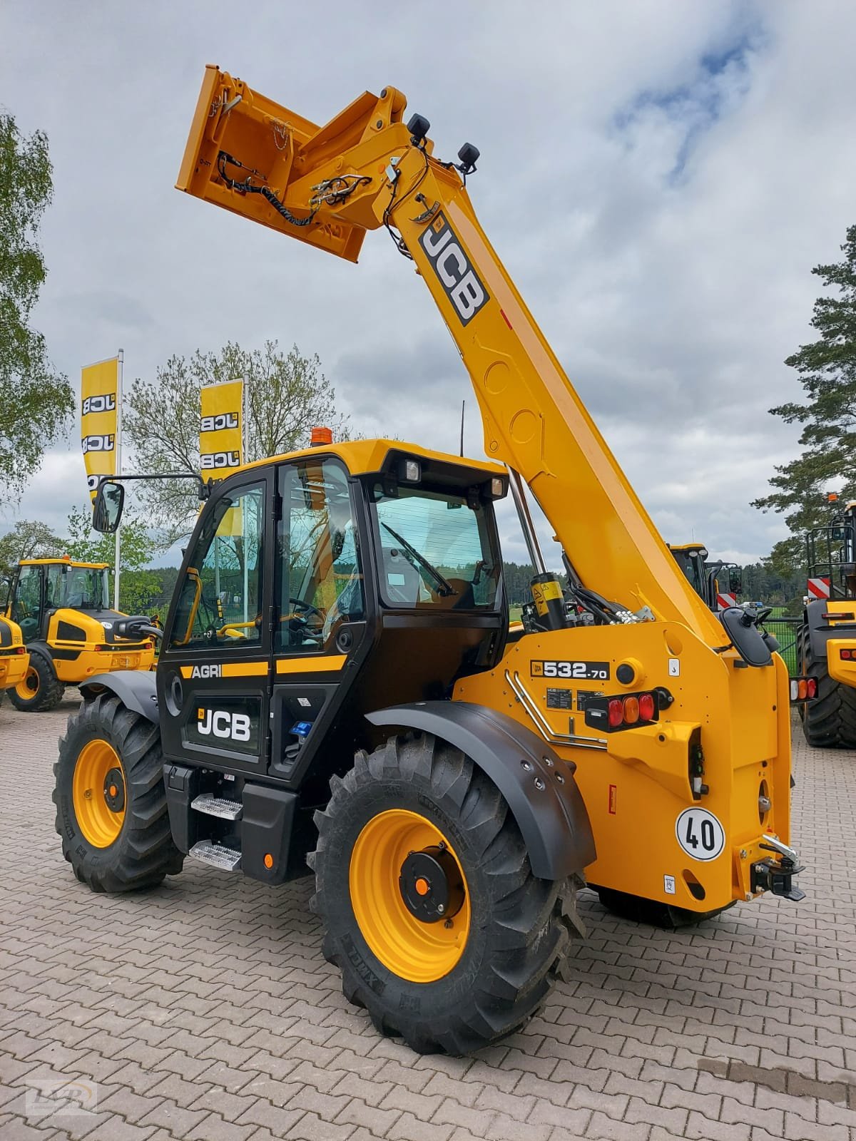 Teleskoplader типа JCB 532-70 Agri Demomaschine, Gebrauchtmaschine в Pegnitz (Фотография 6)