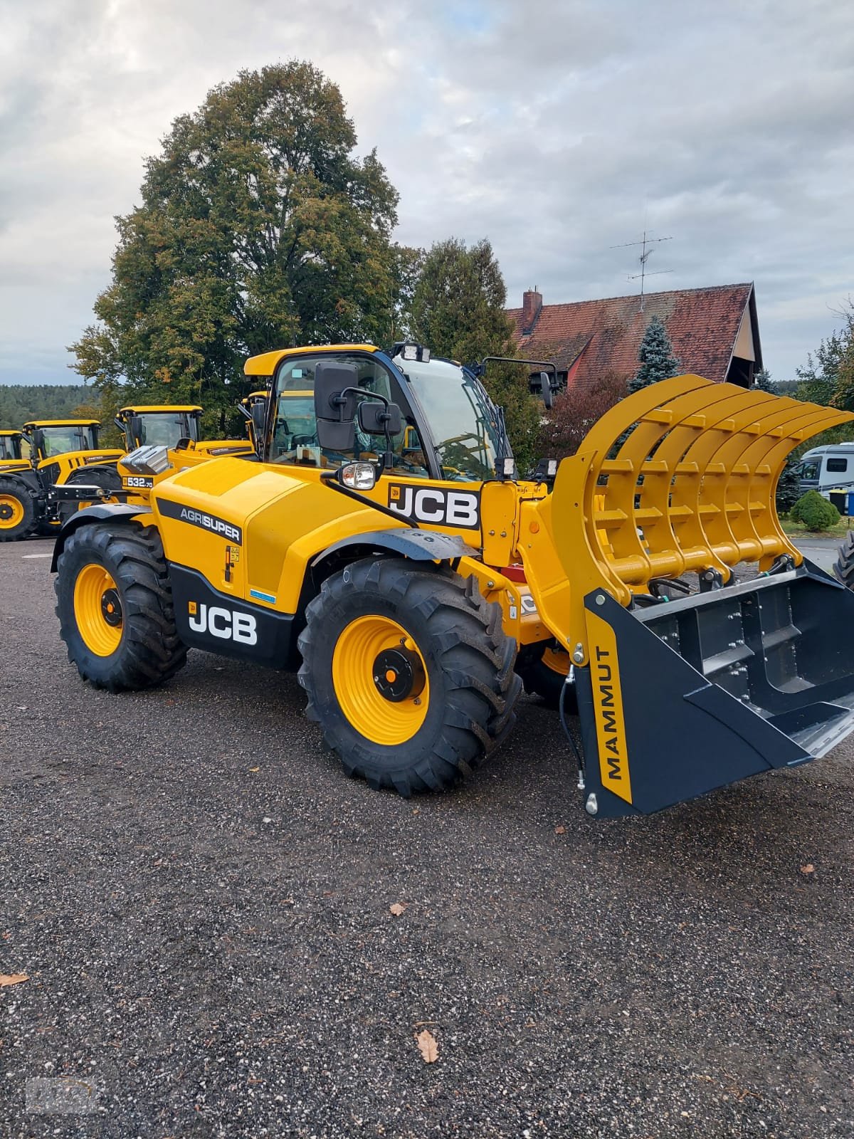 Teleskoplader van het type JCB 532-70 Agri-Super 130PS VT Getriebe, Gebrauchtmaschine in Pegnitz (Foto 5)