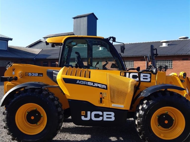 Teleskoplader от тип JCB 532-70 AGRI SUPER kun kørt 595 timer står som ny., Gebrauchtmaschine в Bylderup-Bov (Снимка 1)