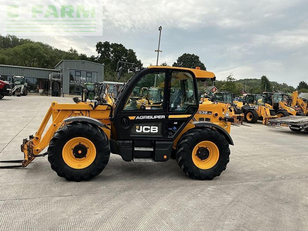 Teleskoplader Türe ait JCB 532-70 agri super telehandler (st20651), Gebrauchtmaschine içinde SHAFTESBURY (resim 7)