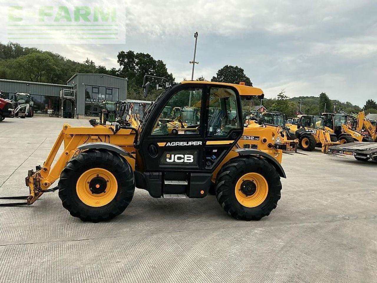 Teleskoplader del tipo JCB 532-70 agri super telehandler (st20651), Gebrauchtmaschine en SHAFTESBURY (Imagen 7)