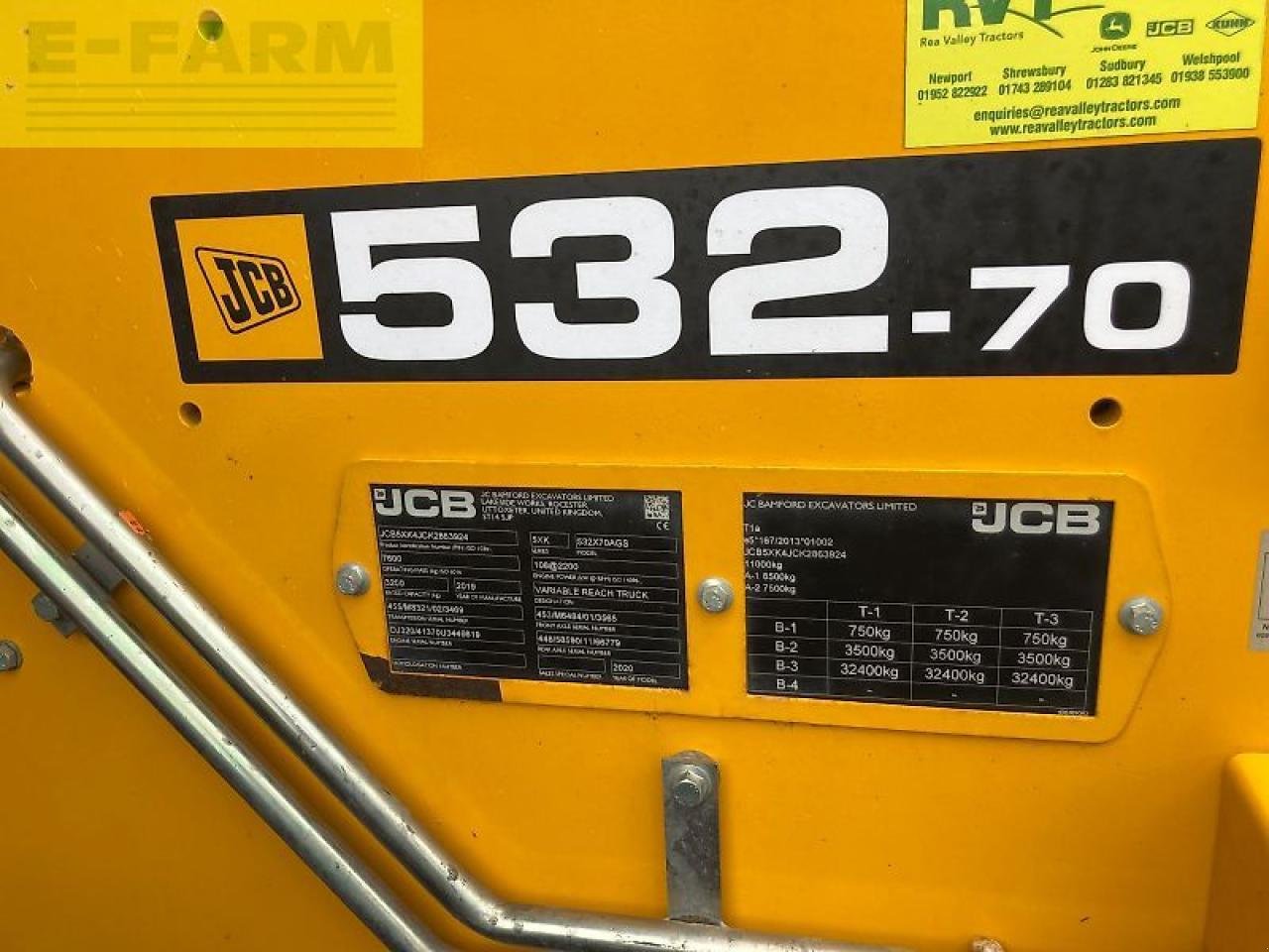 Teleskoplader del tipo JCB 532-70, Gebrauchtmaschine en SHREWSBURRY (Imagen 11)