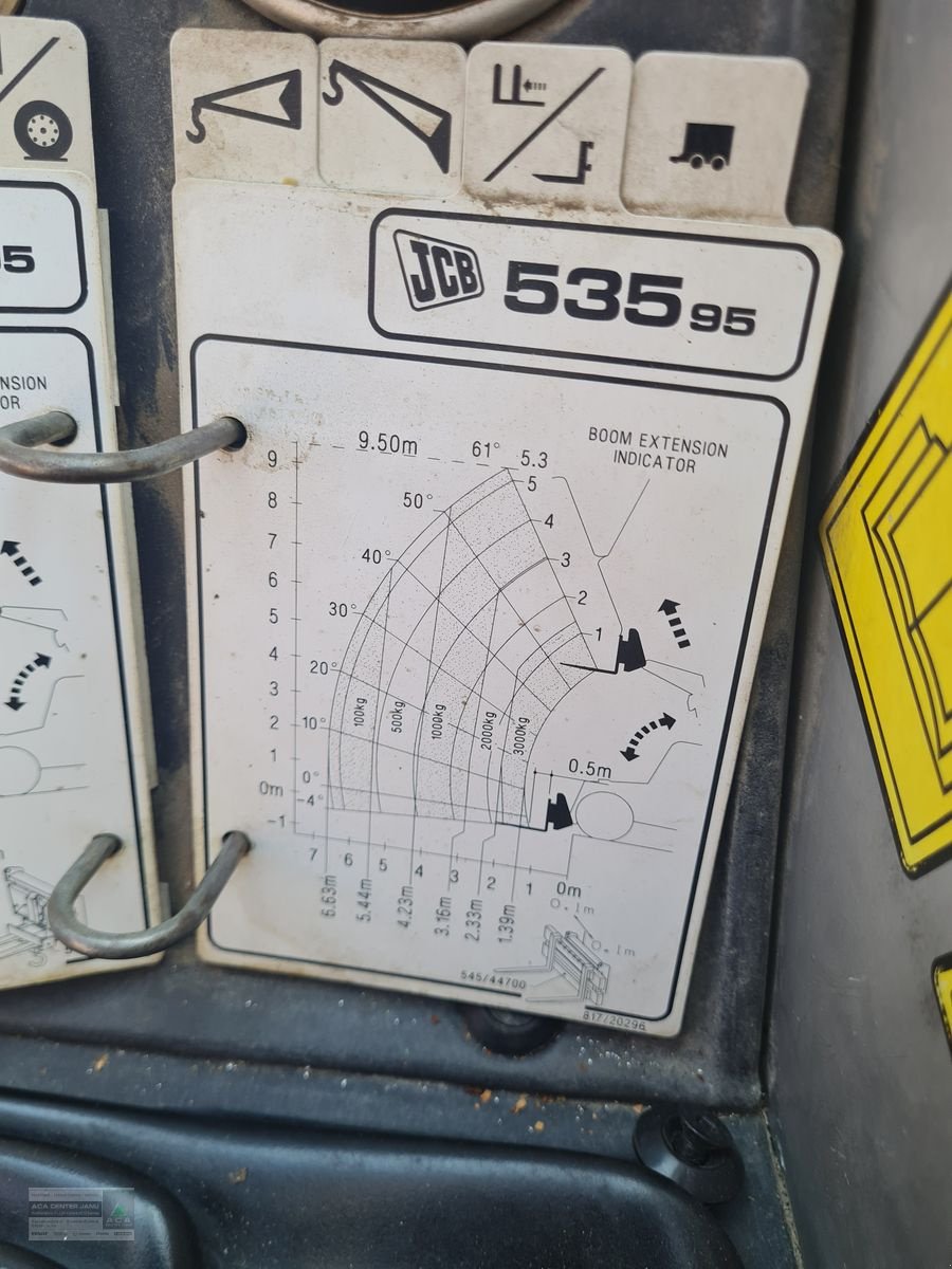 Teleskoplader des Typs JCB 535 95, Gebrauchtmaschine in Gerasdorf (Bild 21)