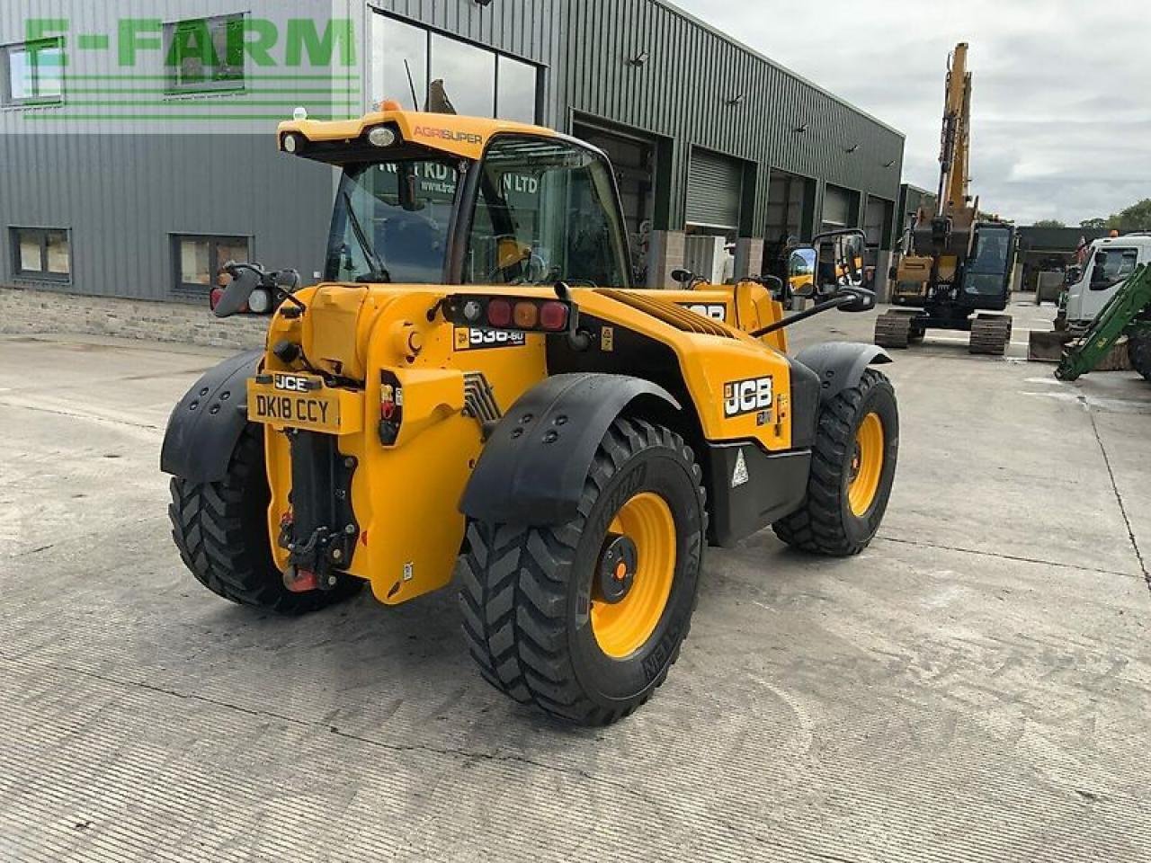 Teleskoplader des Typs JCB 536-60 agri super telehandler (st20526), Gebrauchtmaschine in SHAFTESBURY (Bild 10)