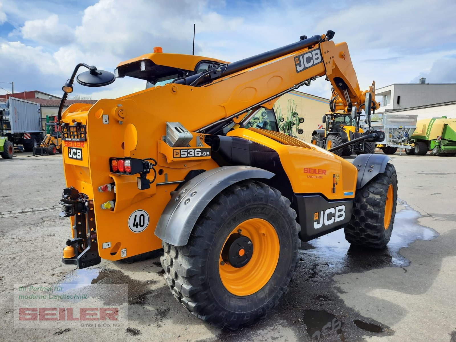 Teleskoplader typu JCB 536-95 Agri Xtra mit Manitou Aufnahme, Gebrauchtmaschine w Ansbach (Zdjęcie 7)