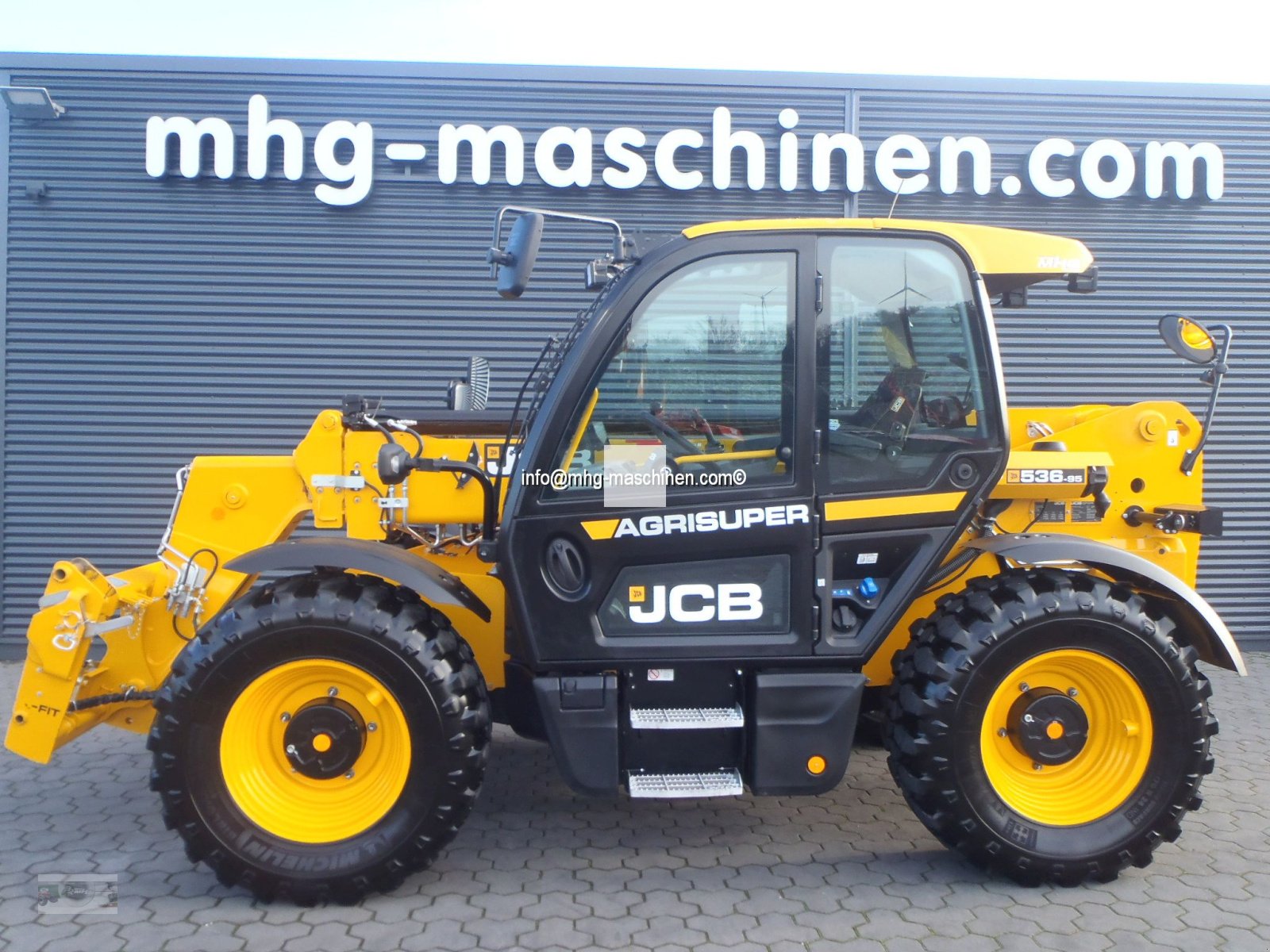 Teleskoplader typu JCB 536-95 AGS Dual Tec VT, Gebrauchtmaschine w Gescher (Zdjęcie 3)