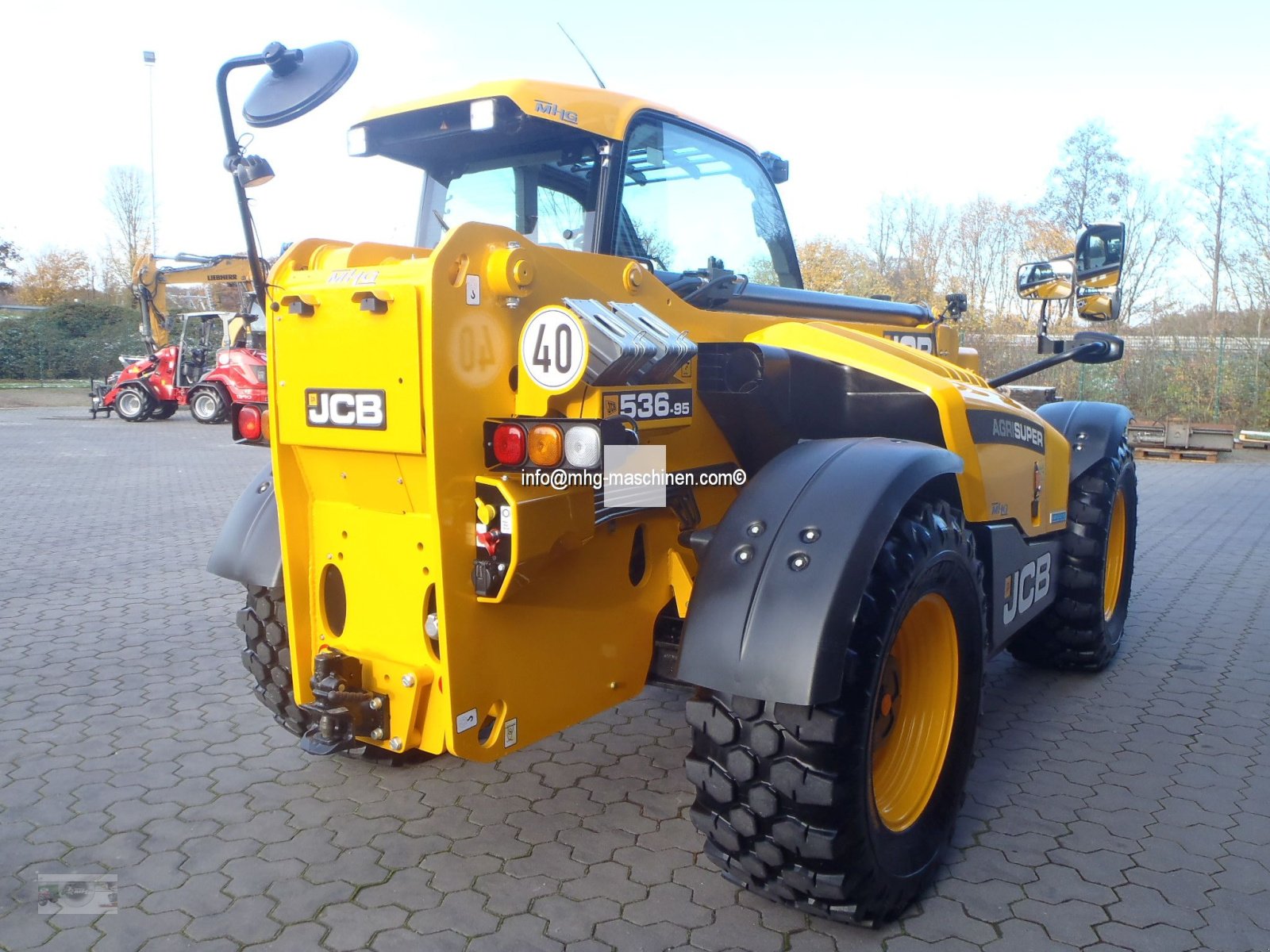 Teleskoplader typu JCB 536-95 AGS Dual Tec VT, Gebrauchtmaschine w Gescher (Zdjęcie 7)