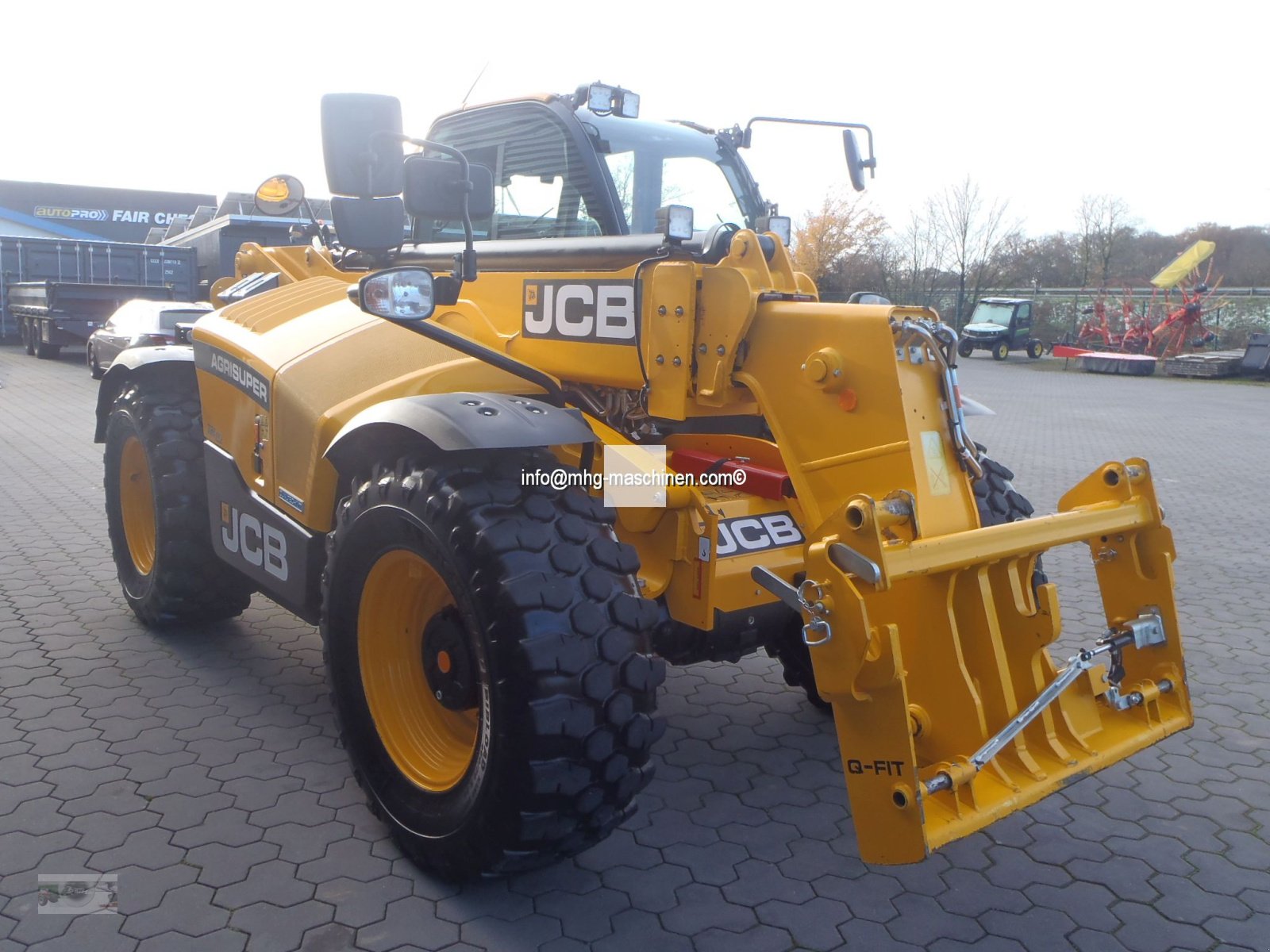 Teleskoplader typu JCB 536-95 AGS Dual Tec VT, Gebrauchtmaschine w Gescher (Zdjęcie 8)