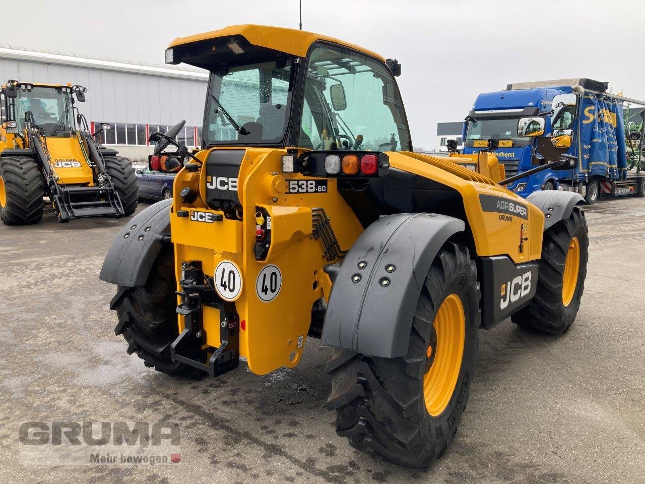 Teleskoplader van het type JCB 538-60 AGRI SUPER, Gebrauchtmaschine in Friedberg-Derching (Foto 2)