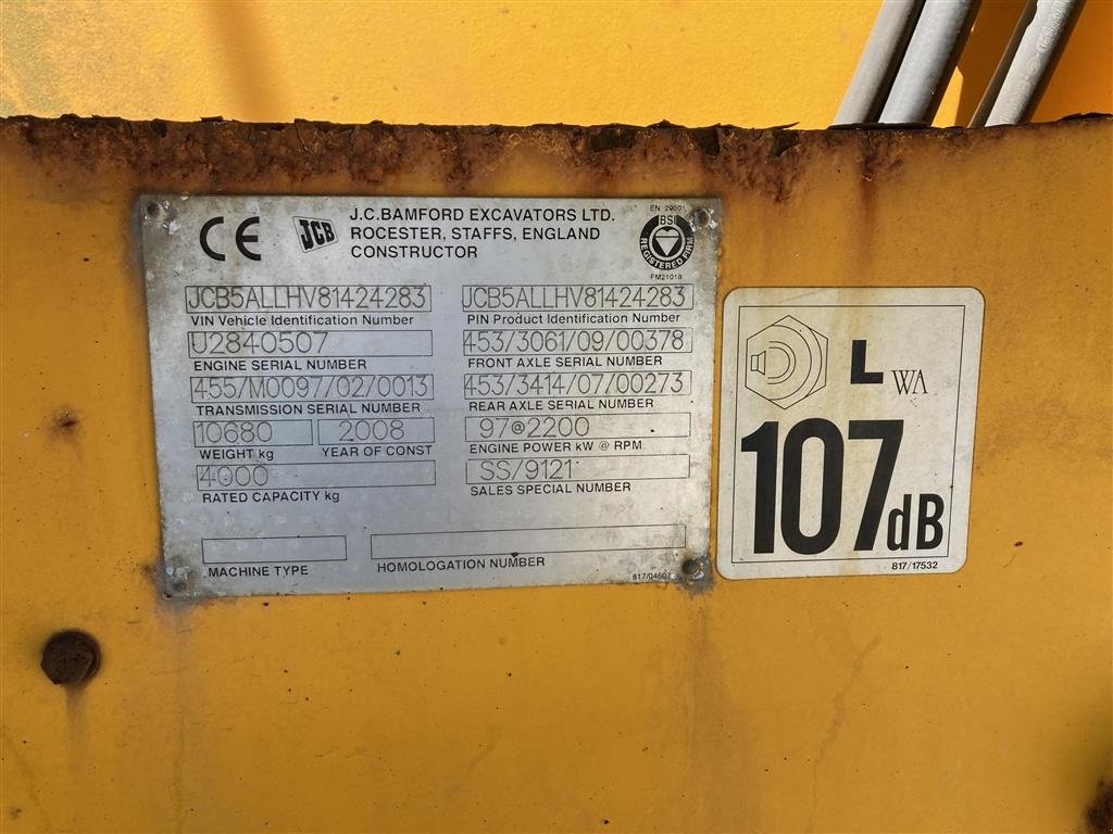 Teleskoplader typu JCB 540-140 Inkl. fjernbetjening, Gebrauchtmaschine v Ulfborg (Obrázok 5)