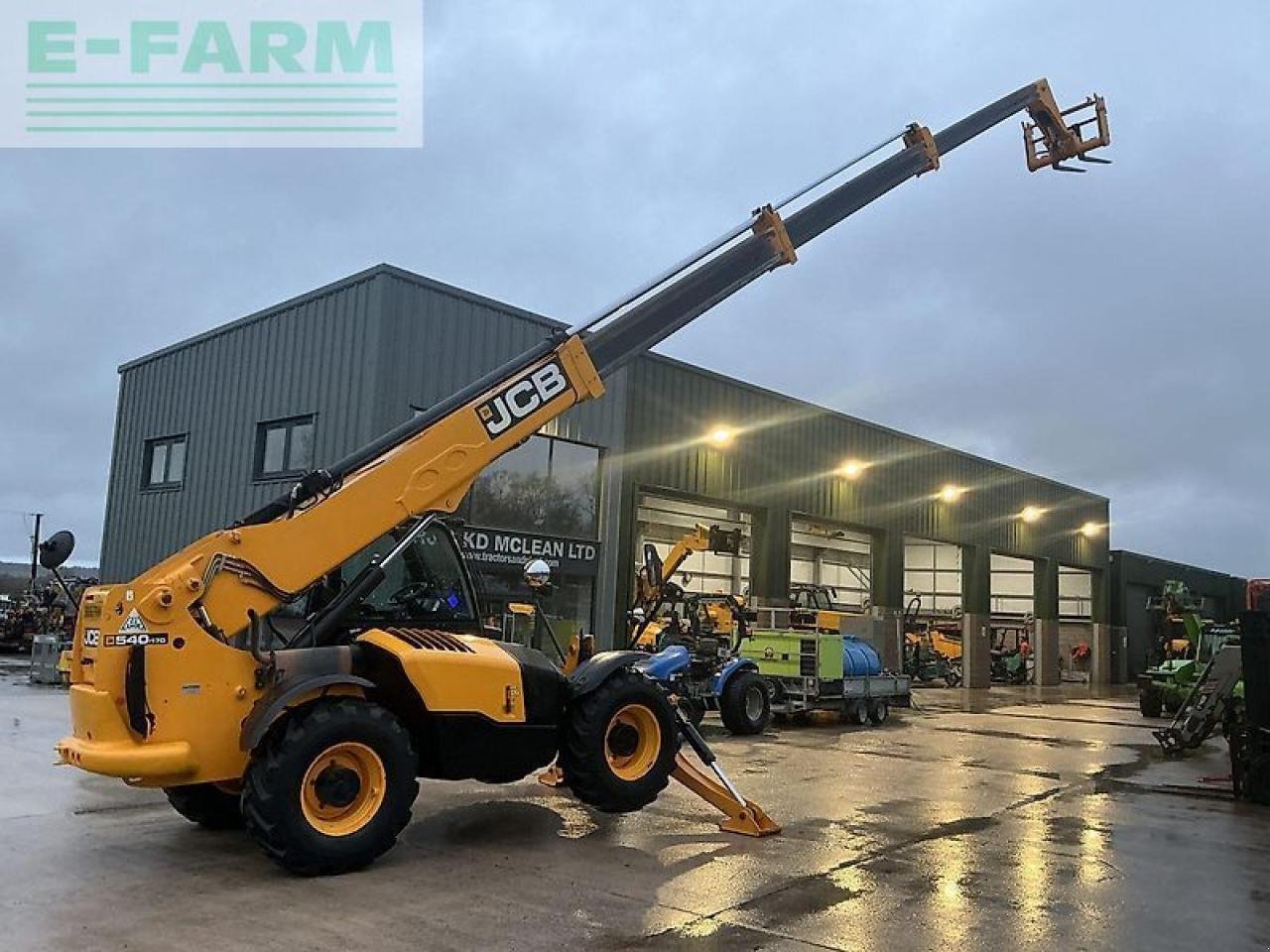 Teleskoplader of the type JCB 540-170 telehandler, Gebrauchtmaschine in SHAFTESBURY (Picture 1)