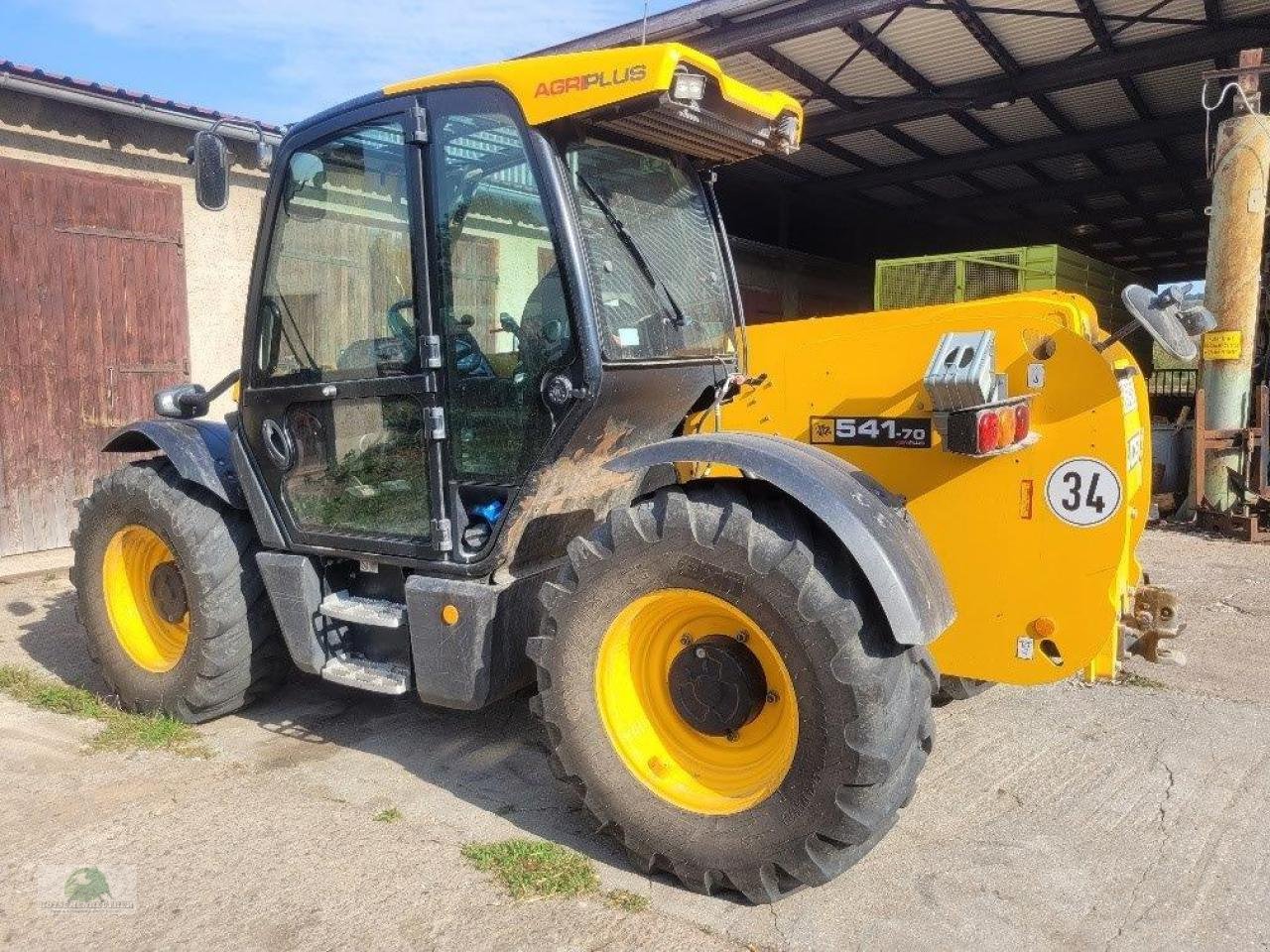 Teleskoplader a típus JCB 541-70 Agri Plus, Gebrauchtmaschine ekkor: Teichröda (Kép 8)