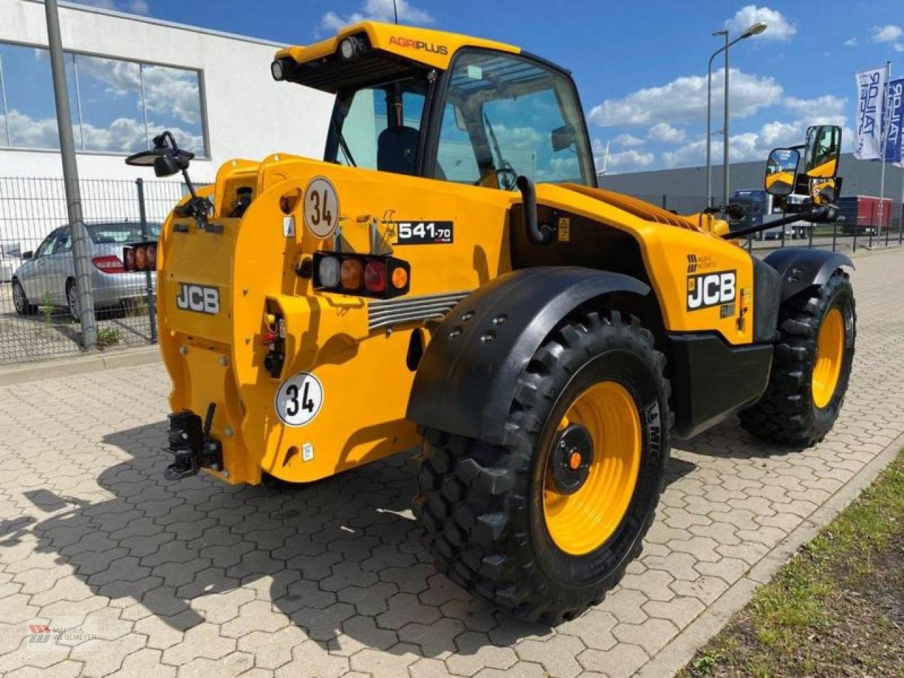 Teleskoplader van het type JCB 541-70 AGRI PLUS, Gebrauchtmaschine in Oyten (Foto 4)