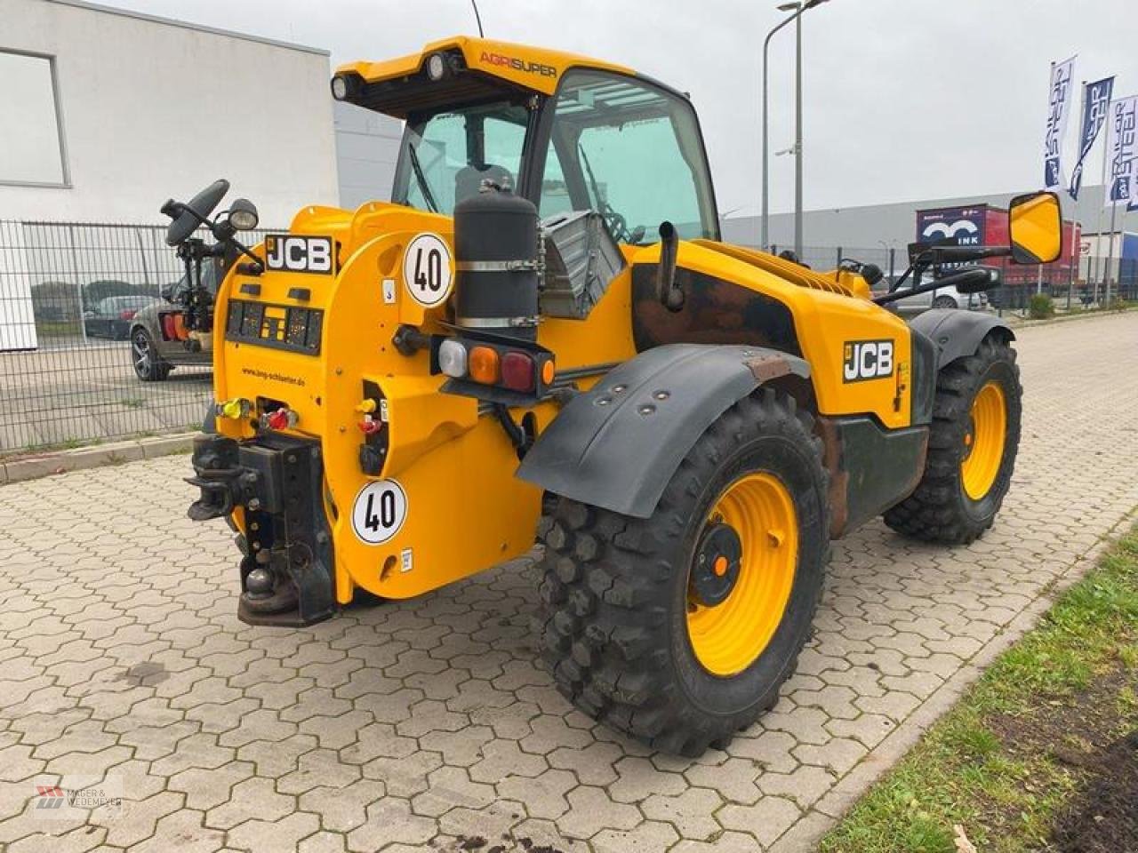 Teleskoplader Türe ait JCB 541-70 AGRI-SUPER MIT DRUCKLUFT, Gebrauchtmaschine içinde Oyten (resim 5)