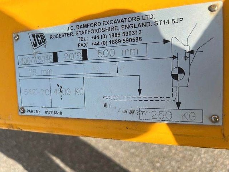 Teleskoplader typu JCB 542-70 Agri Pro, Gebrauchtmaschine v Altenstadt (Obrázok 8)