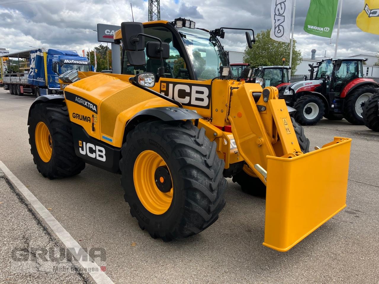 Teleskoplader van het type JCB 542-70 AGX Dualtech VT, Gebrauchtmaschine in Friedberg-Derching (Foto 3)