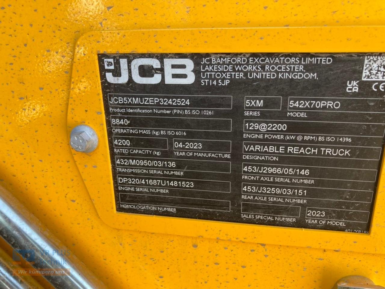 Teleskoplader типа JCB 542-70, Vorführmaschine в Osterburg (Фотография 5)