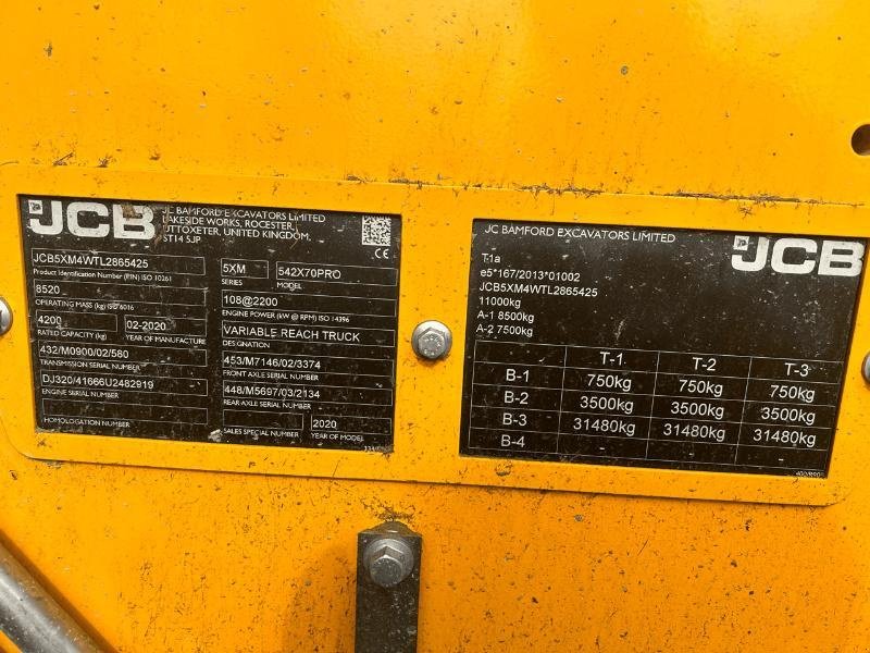 Teleskoplader du type JCB 542-70, Gebrauchtmaschine en Wargnies Le Grand (Photo 8)