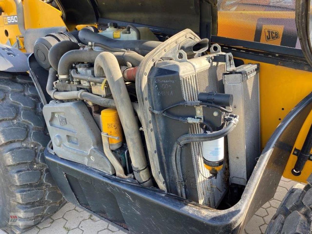 Teleskoplader tip JCB 550-80 AGRI-SUPER, ANBAUGERÄTEN, Gebrauchtmaschine in Oyten (Poză 4)