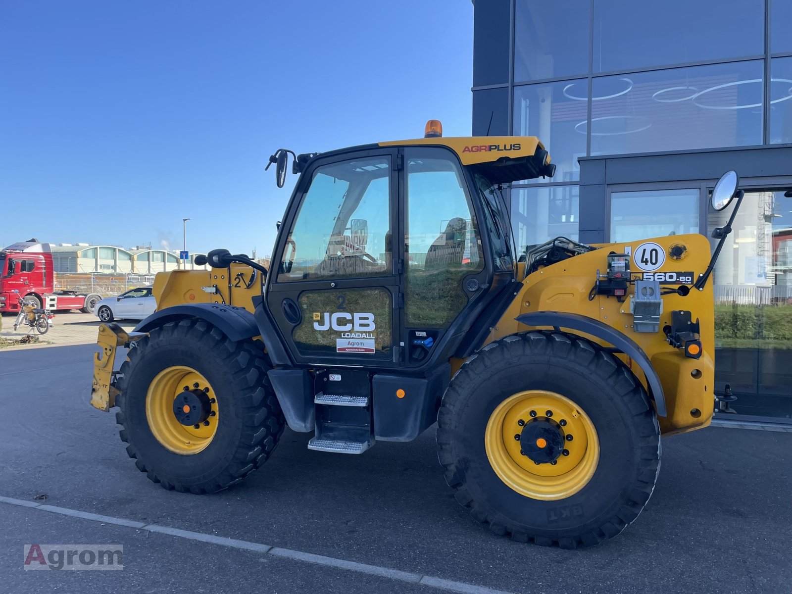 Teleskoplader van het type JCB 560-80 AGRI PLUS, Gebrauchtmaschine in Meißenheim-Kürzell (Foto 3)