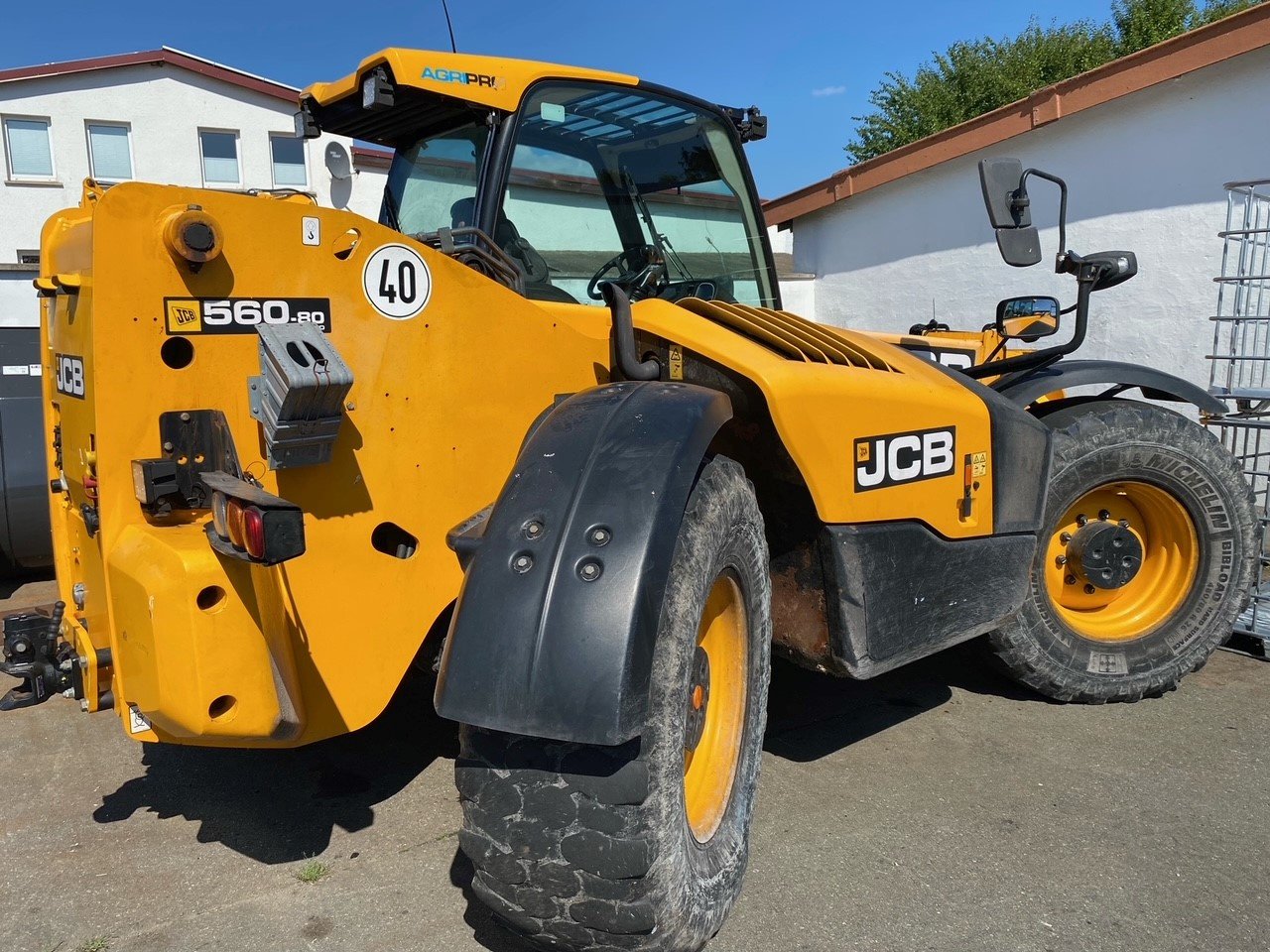 Teleskoplader des Typs JCB 560-80 Agri Pro, Gebrauchtmaschine in Döllstädt (Bild 2)