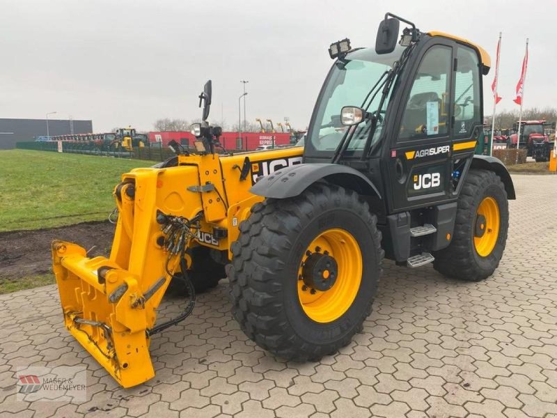 Teleskoplader van het type JCB 560-80 AGRI SUPER MIT ANBAUGERÄTEN, Gebrauchtmaschine in Oyten (Foto 1)