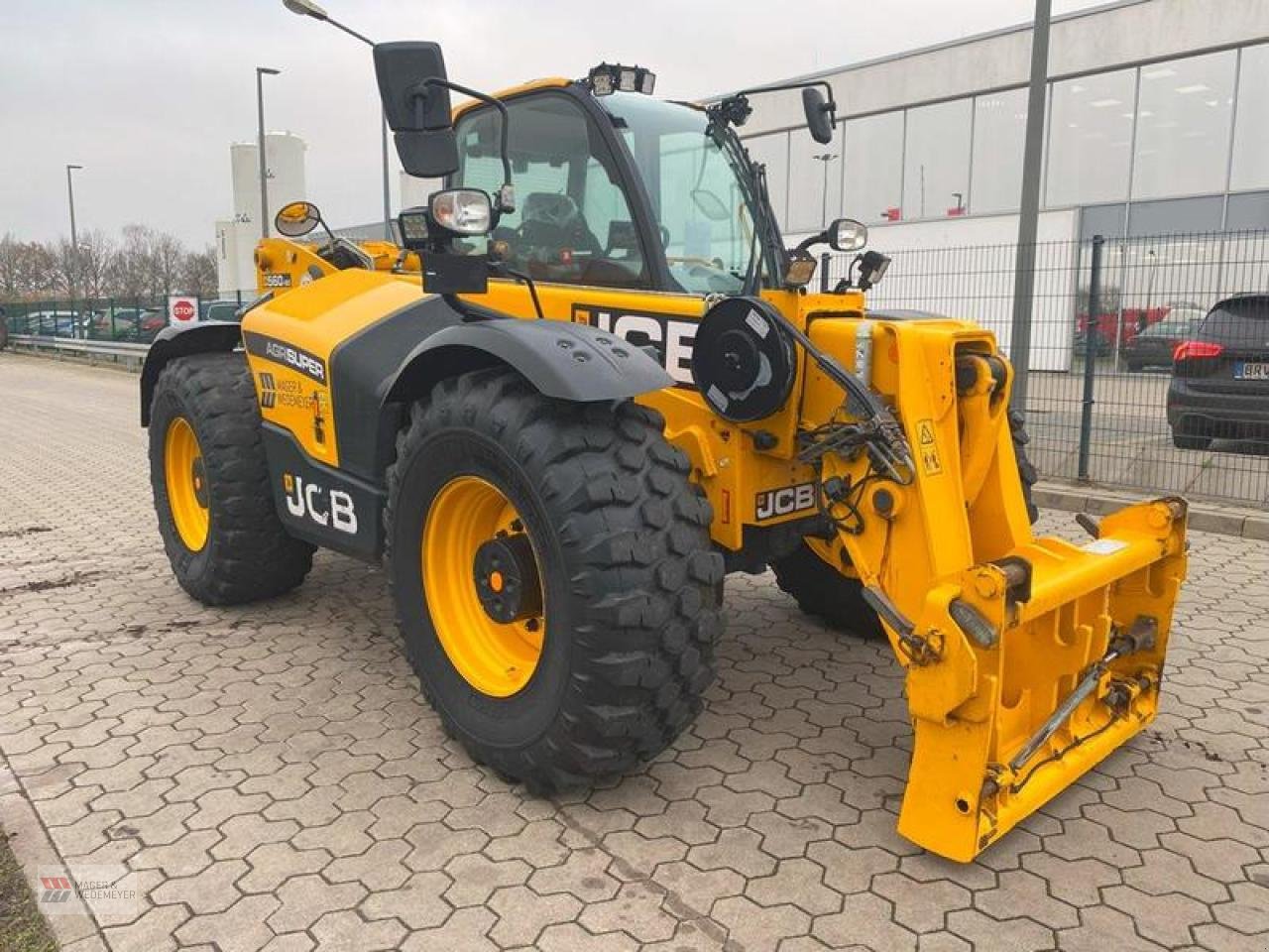 Teleskoplader Türe ait JCB 560-80 AGRI SUPER MIT ANBAUGERÄTEN, Gebrauchtmaschine içinde Oyten (resim 3)