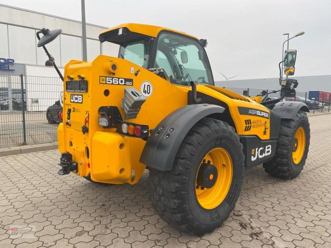 Teleskoplader Türe ait JCB 560-80 AGRI SUPER MIT ANBAUGERÄTEN, Gebrauchtmaschine içinde Oyten (resim 5)