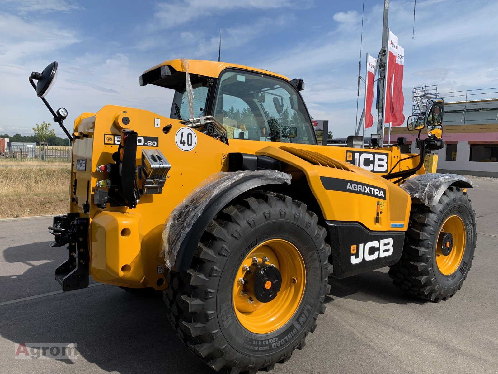 Teleskoplader Türe ait JCB 560-80 Agri Xtra, Neumaschine içinde Meißenheim-Kürzell (resim 5)