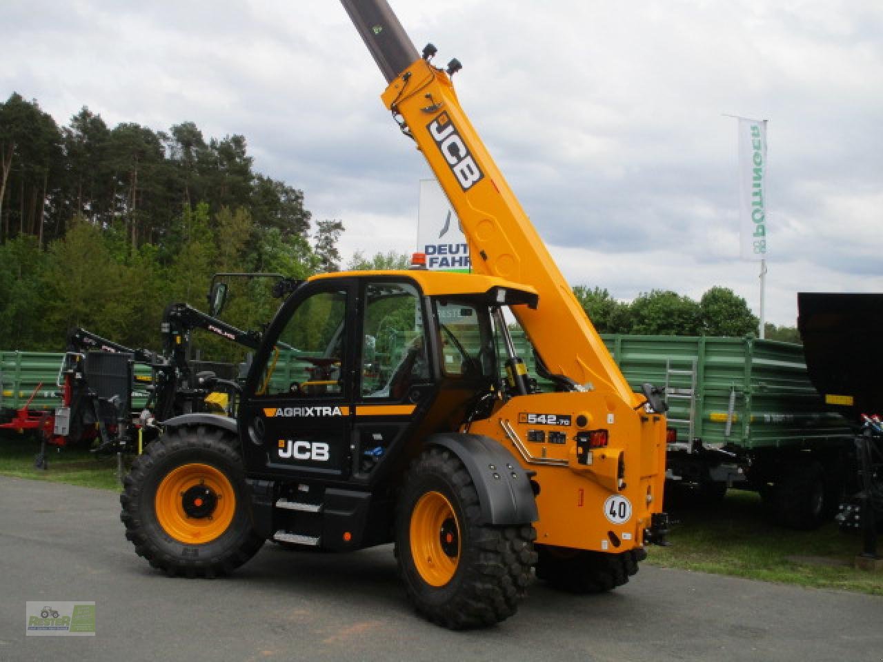 Teleskoplader a típus JCB AgriXtra 542.70 VT Getriebe, Gebrauchtmaschine ekkor: Wernberg-Köblitz (Kép 5)