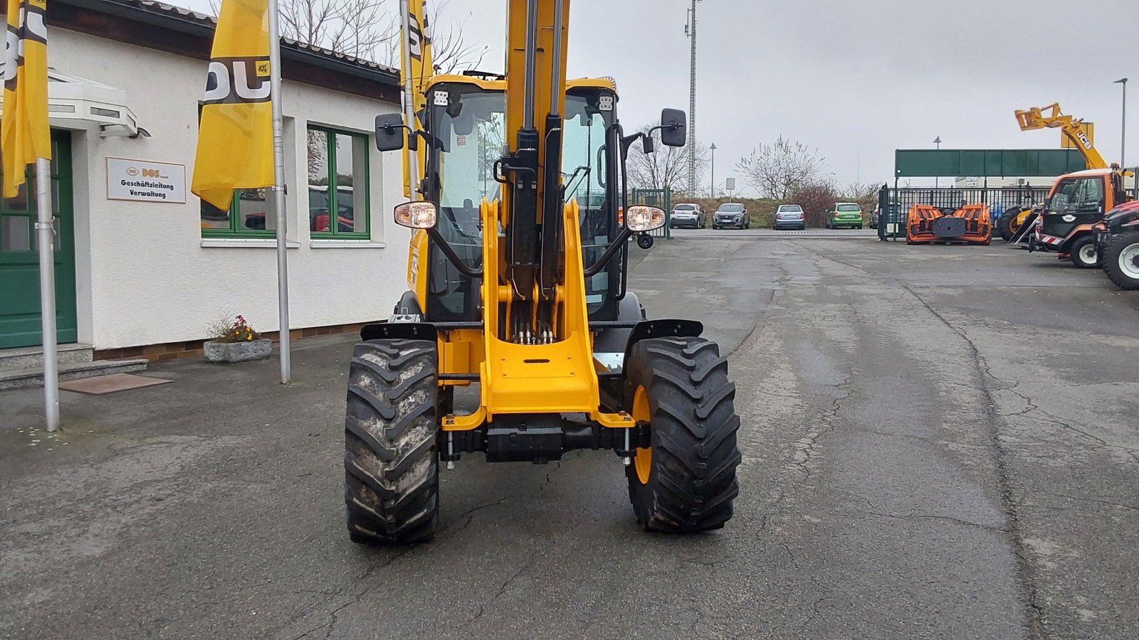 Teleskoplader del tipo JCB TM 180 Agri, Neumaschine In Döllstädt (Immagine 4)