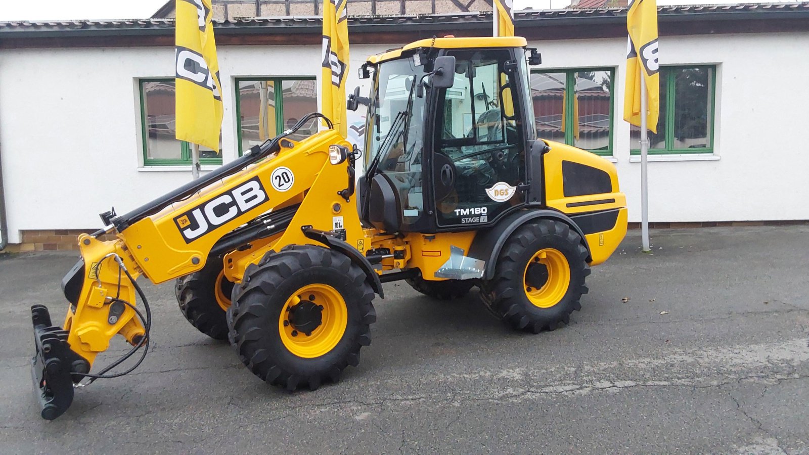 Teleskoplader del tipo JCB TM 180 Agri, Neumaschine In Döllstädt (Immagine 5)