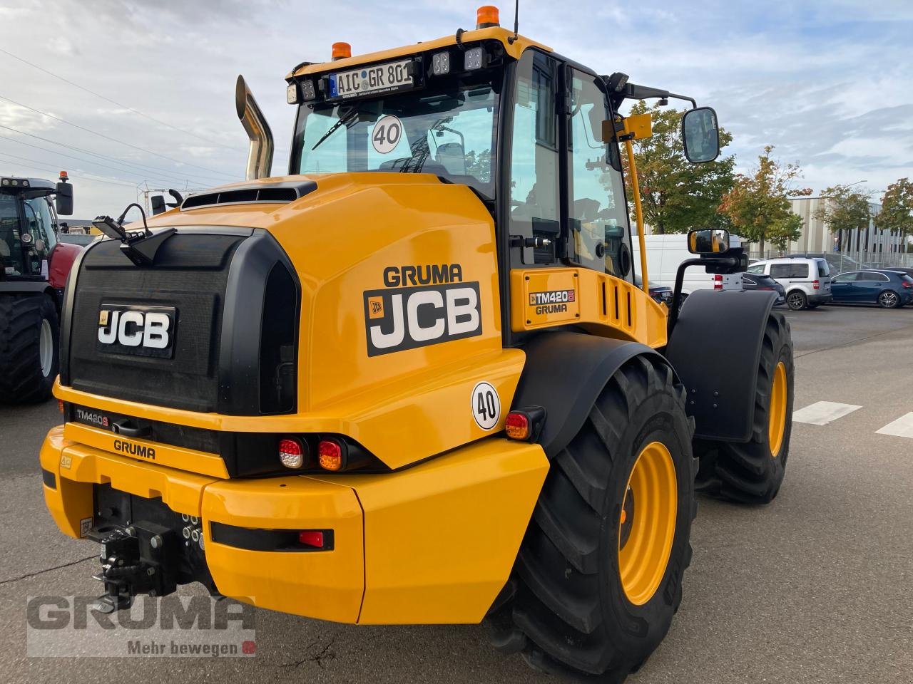 Teleskoplader van het type JCB TM 420 S, Gebrauchtmaschine in Friedberg-Derching (Foto 3)