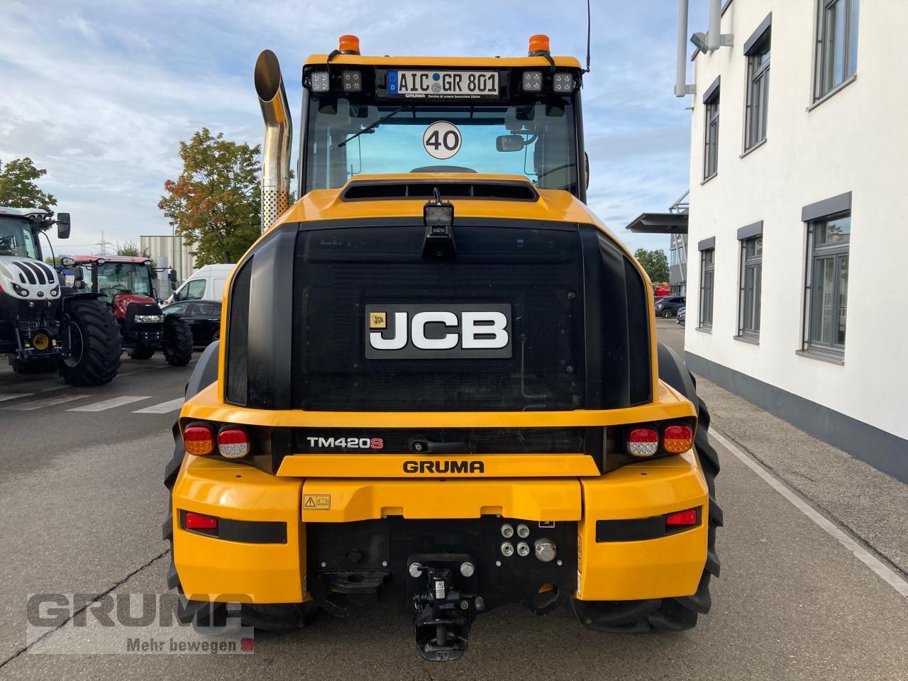 Teleskoplader van het type JCB TM 420 S, Gebrauchtmaschine in Friedberg-Derching (Foto 7)