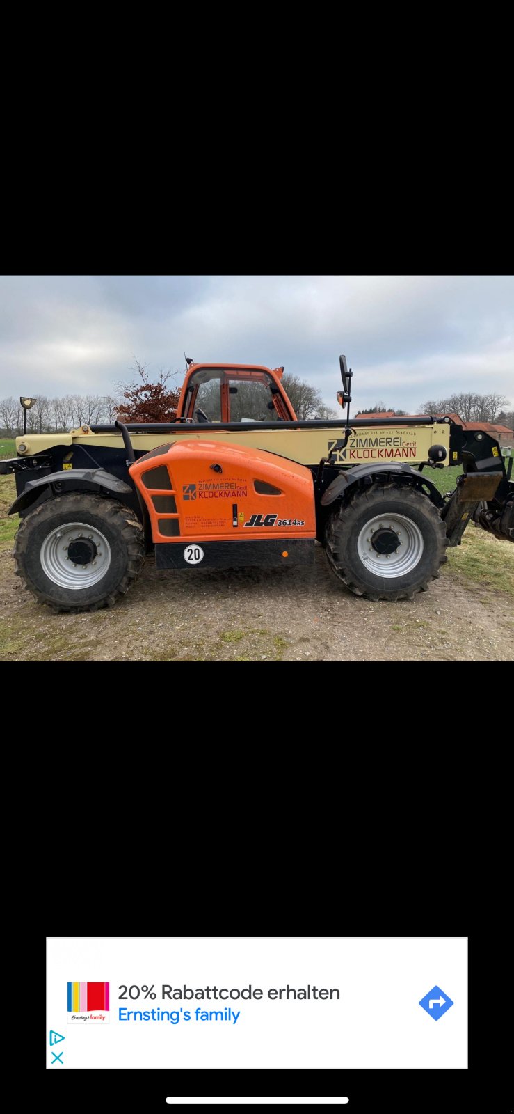 Teleskoplader tip JLG 3614 RS, Gebrauchtmaschine in Eiterfeld (Poză 2)